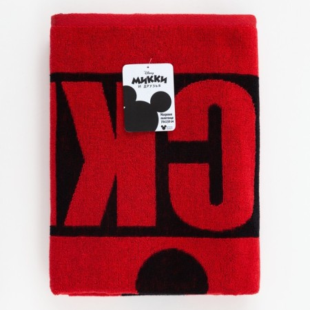 Trick Mikkey "Mickey Mouse", red, 70x130 cm, 100% cotton, 420g/m2-4