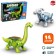 Dinomir Designer, 14 parts, parasaurolof and bronotosaurus, sound