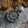 Amulet "Flag Raven", metal pudter, art casting