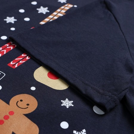 Homemade male "Gingerbread" set (T -shirt, trousers), ink color, size 54-4
