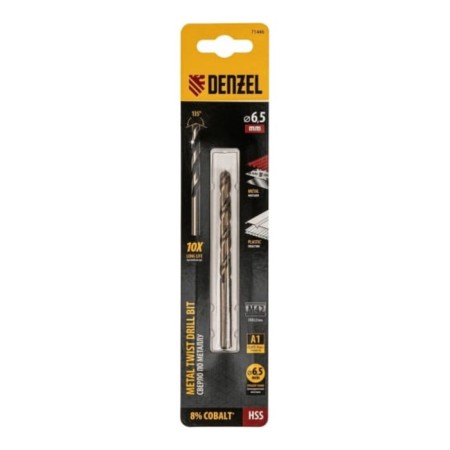 Metal drill Denzel 71446, 6.5 mm, HSS CO-8%-3