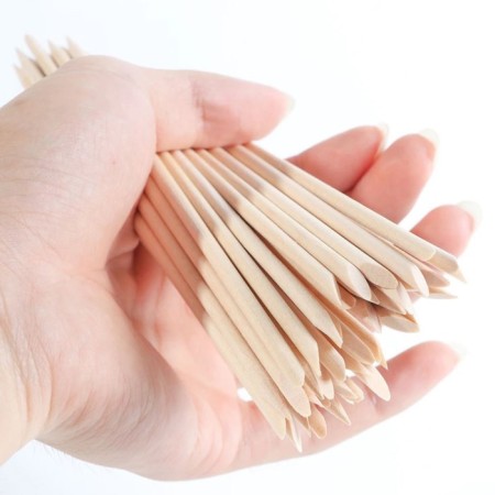 Orange sticks for manicure, on a blister, 11.4 cm, 6 pcs-2