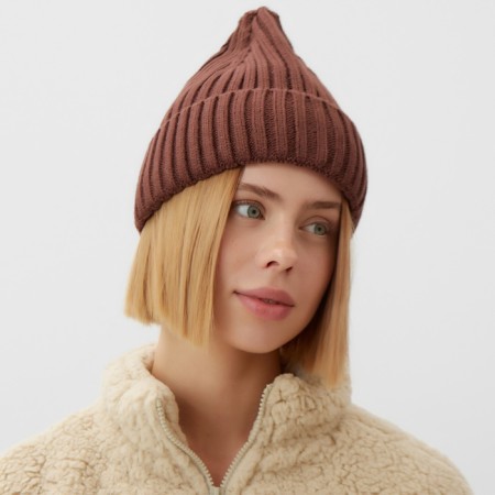 Women's hat minku, Coffee color, 56-58 rr