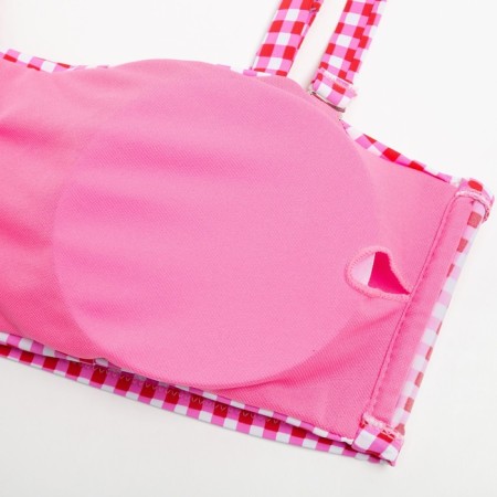 Swimsuit female separate minku pink color, size 48-10