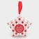 Folding New Year's box "Star of balls" 7 x 5.5 x 2 cm