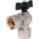 Ball barbar stout SVB-1010-000020, 3/4 "x3/4", inside thread/fabric nut, corner, butterfly
