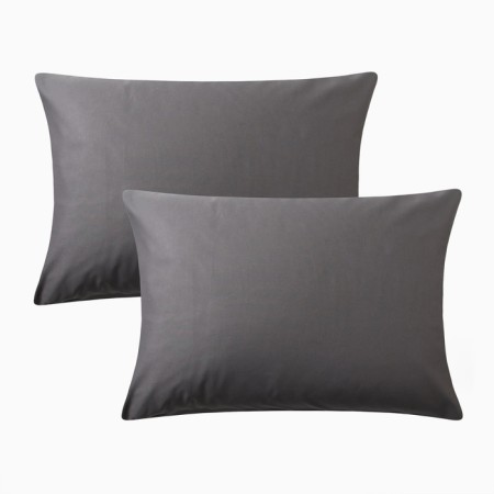 Set of pillowcases "Ethel" gray 50x70 cm-2 pcs, 100% cotton, calico