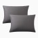 Set of pillowcases "Ethel" gray 50x70 cm-2 pcs, 100% cotton, calico