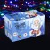 Garland "thread" 20 m, IP20, dark thread, 200 LED, glow of multi, 8 modes, 220 V