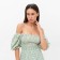 Women's dress Midy Mist Flower, green. R.48