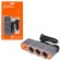 Lighting-outer for 3 nests + usb orange Airline ASP-3U-03