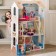 Puppet house "Grace" (16 items of furniture, staircase, elevator, swing)