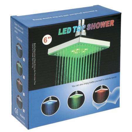 Stationary watering can Zein Z3194, with LED lighting, 3 colors, plastic, chrome-9