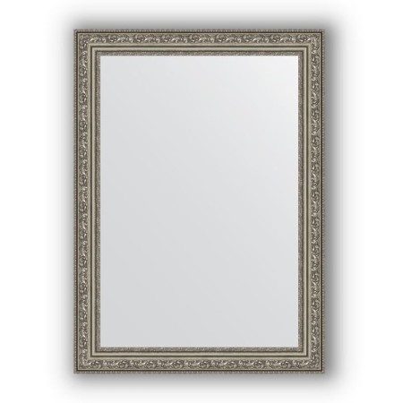 Mirror in the baguette frame - Busted silver vinette 56 mm, 54 x 74 cm, evoForm