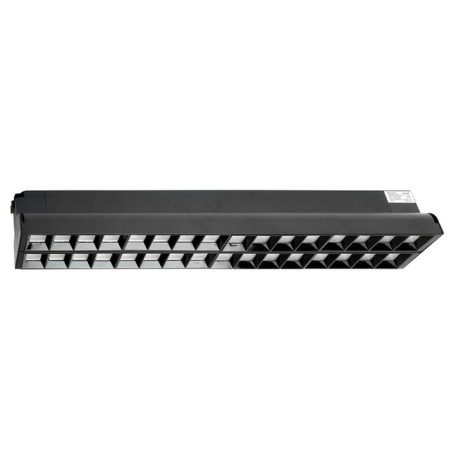 Snow -phase track lamp Feron AL123, IP40, LED, 2x30 W, 547x68x75 mm, Black color