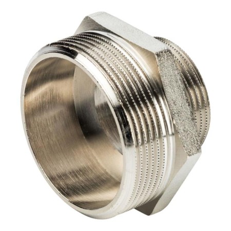 Nipple transition stout SFT-0004-002114, 2 "x1 1/4", outer thread, nickel-plated brass-2