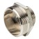 Nipple transition stout SFT-0004-002114, 2 "x1 1/4", outer thread, nickel-plated brass
