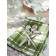 A set of towels of kitchen Forest Party, size 45x60 cm, green color