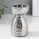 Ceramics candlestick per 1 candle "Illusion" d = 4 cm silver 6.5x6.5x10 cm