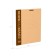 Notebook A5+, 48 sheets in the Erichkrause "Neon" cell, plastic cover texture "Sand", OFSET BOLK, 100%whiteness, Orange
