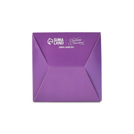 Capcake box, confectionery packaging, 1 cell "Pink gradient", 9 x 9 x 11 cm-4