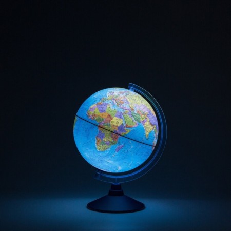 Political Globen Globe, diameter 250 mm, interactive, backlight from batteries, with glasses-1