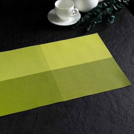Serving napkin on the table "mood", 45 × 30 cm, green color-6