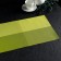 Serving napkin on the table "mood", 45 × 30 cm, green color