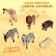 Animal set "Beasts of Africa", 6 figures