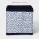 Stellying box for storage of the Dolyan "Wave", 14 × 14 × 14 cm, the color is blue
