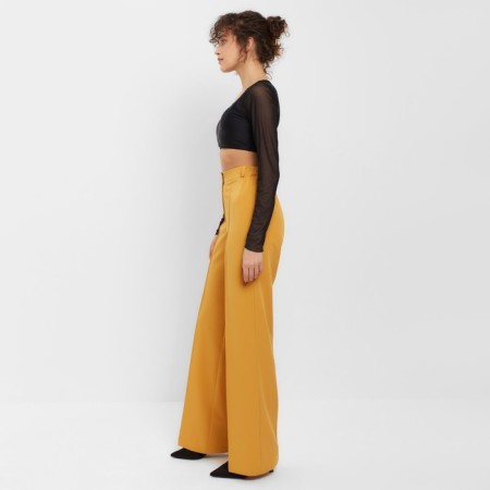 Women's pants Minaku: classic mustard color, rr 48-1