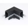 Ambrella connector angular for the built -in tire pipeline Magnetic GL3354 BK, black