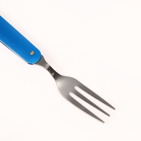 Tourist set 5B1: a knife, spoon, fork, opener, saw-3