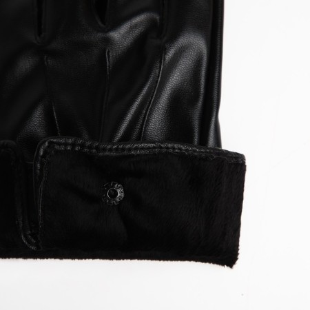 Gloves male, dimensionless, with insulation, black color-2