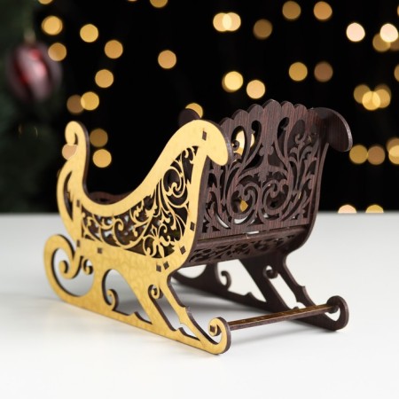 New Year's candy "Sanya-gold", 20x14x10 cm-2