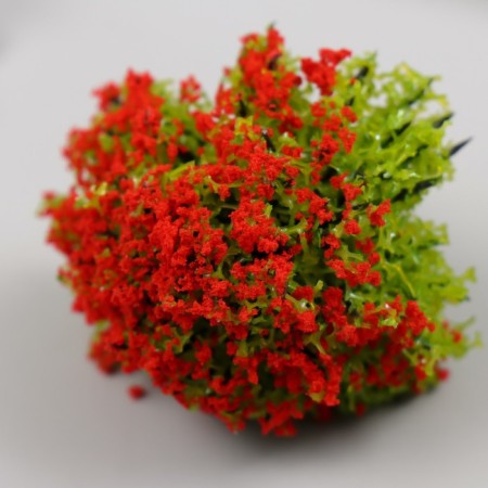 Artificial plant for creativity plastic "Fiery tree" 6 cm-3