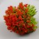 Artificial plant for creativity plastic "Fiery tree" 6 cm