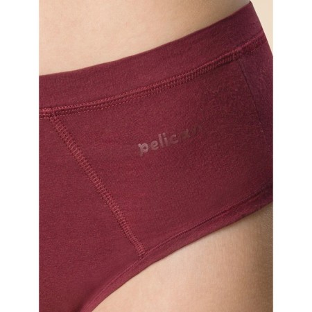 Female cowards, size 46, burgundy color-2