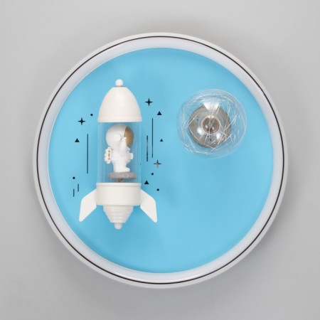 Lamp "Rocket in space" LED 48W E27 White-blue 47x47x15 cm Bayerlux-5