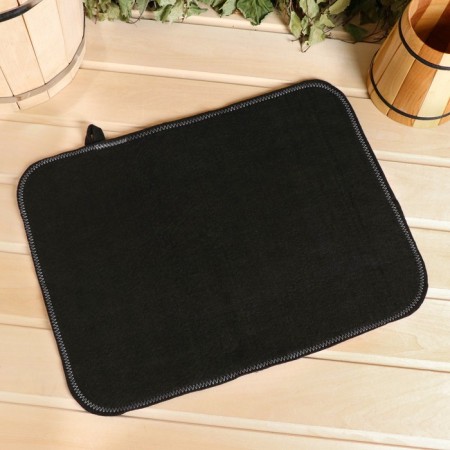 Dark bath rug 43x34 cm