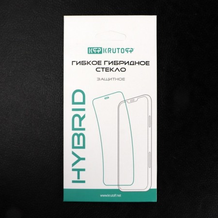 Krutoff protective glass for iPhone 14, hybrid, full glue-4