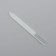 Nail glass for nails, 14 cm, in case, transparent/silver color