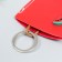 Tail of the leatherette to the hidden "watermelon" red 11.5x7.5 cm