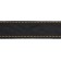 Leather collar on synthetic winterizer, 70 x 3.5 cm, Osh 45-60 cm, black