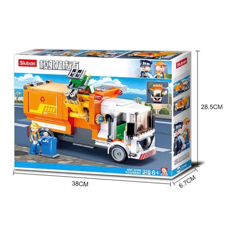 Designer city "garbage truck with side loading", 326 parts-4