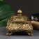 Casket, gold 13x13x13cm