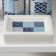 A set of accessories for the bathroom "Mosaika", 4 items, color mix