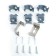 Line LED LED Feron, IP65, 36 W, 1275x110x60 mm, color gray color