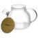 Hot teapot Fusion 02-090-01, filter spring, heat-resistant glass, 900 ml
