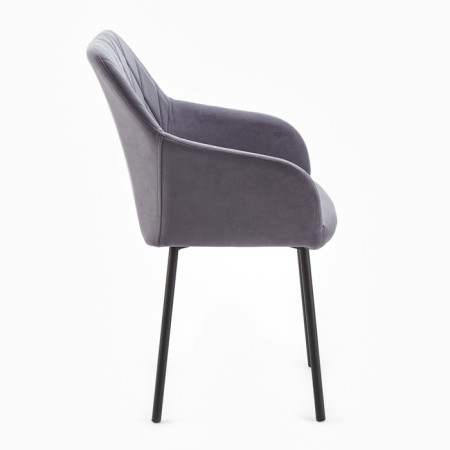 Liberty chair, velor graphite/black-3